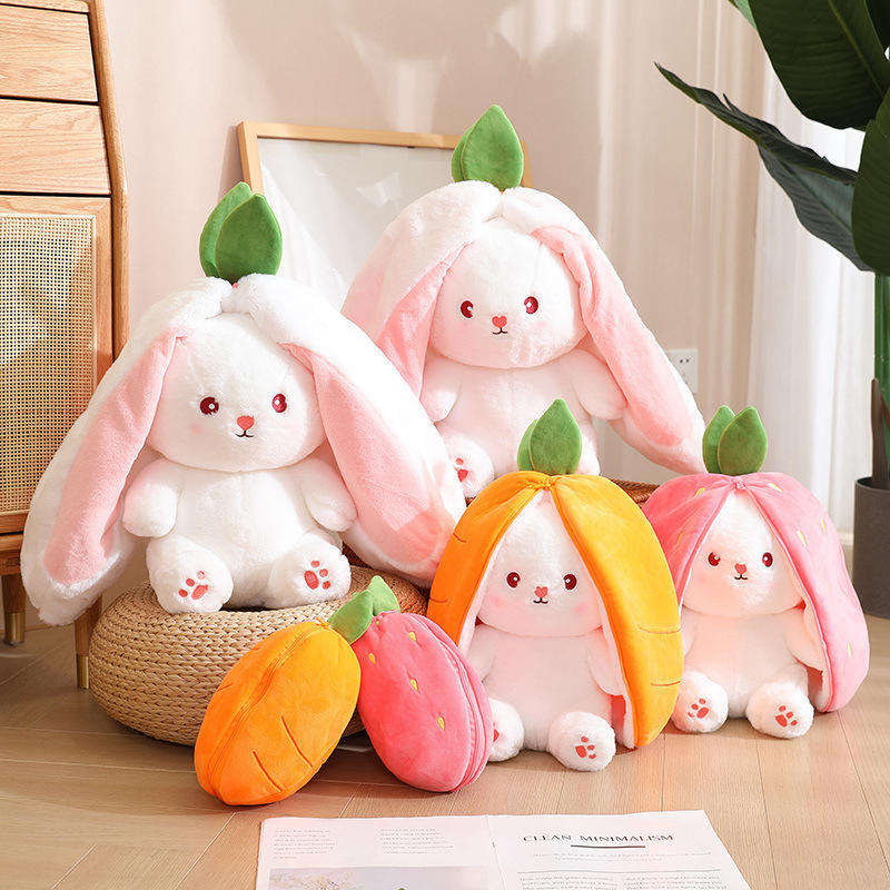 Soft Strawberry Carrot Rabbit